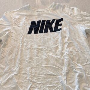 Nike Men's White Long Sleeve Tee